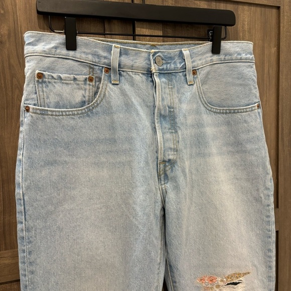 Levi’s 501 Jeans 150th Anniversary Light wash patch 30x30 - Picture 4 of 13